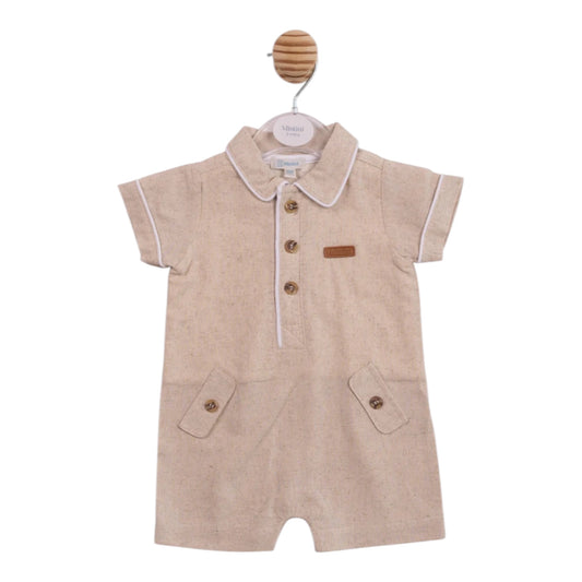Mintini - Oatmeal smart romper