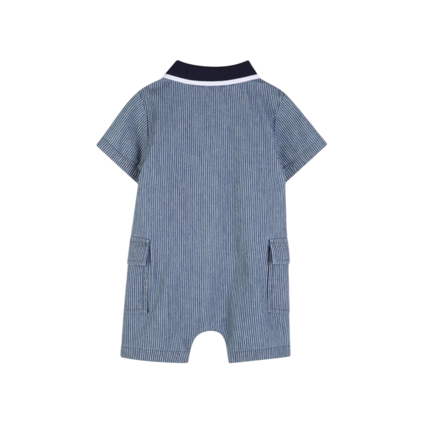 Timberland -  Navy denim stripe romper