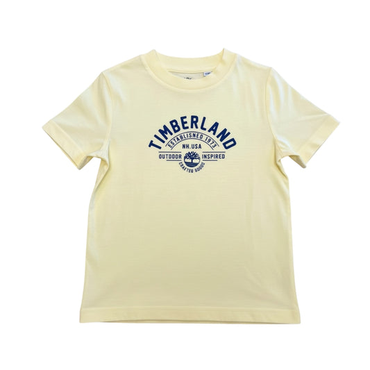 Timberland - Lemon T-shirt with white front logo