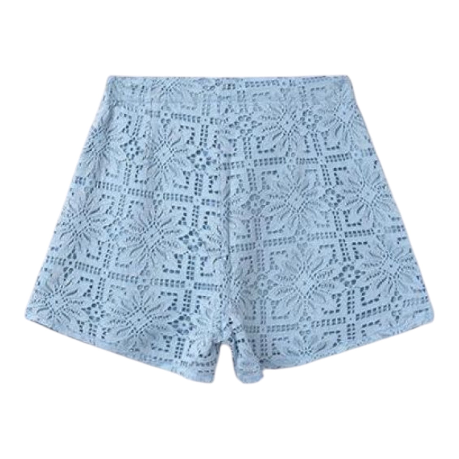 Mayoral, Shorts, Mayoral - Pale blue lace shorts