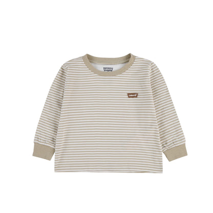 Levi's - Long sleeved striped top, light khaki