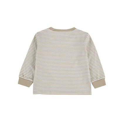 Levi's - Long sleeved striped top, light khaki