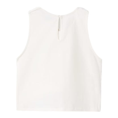 Mayoral, Tops, Mayoral - White sleeveless top