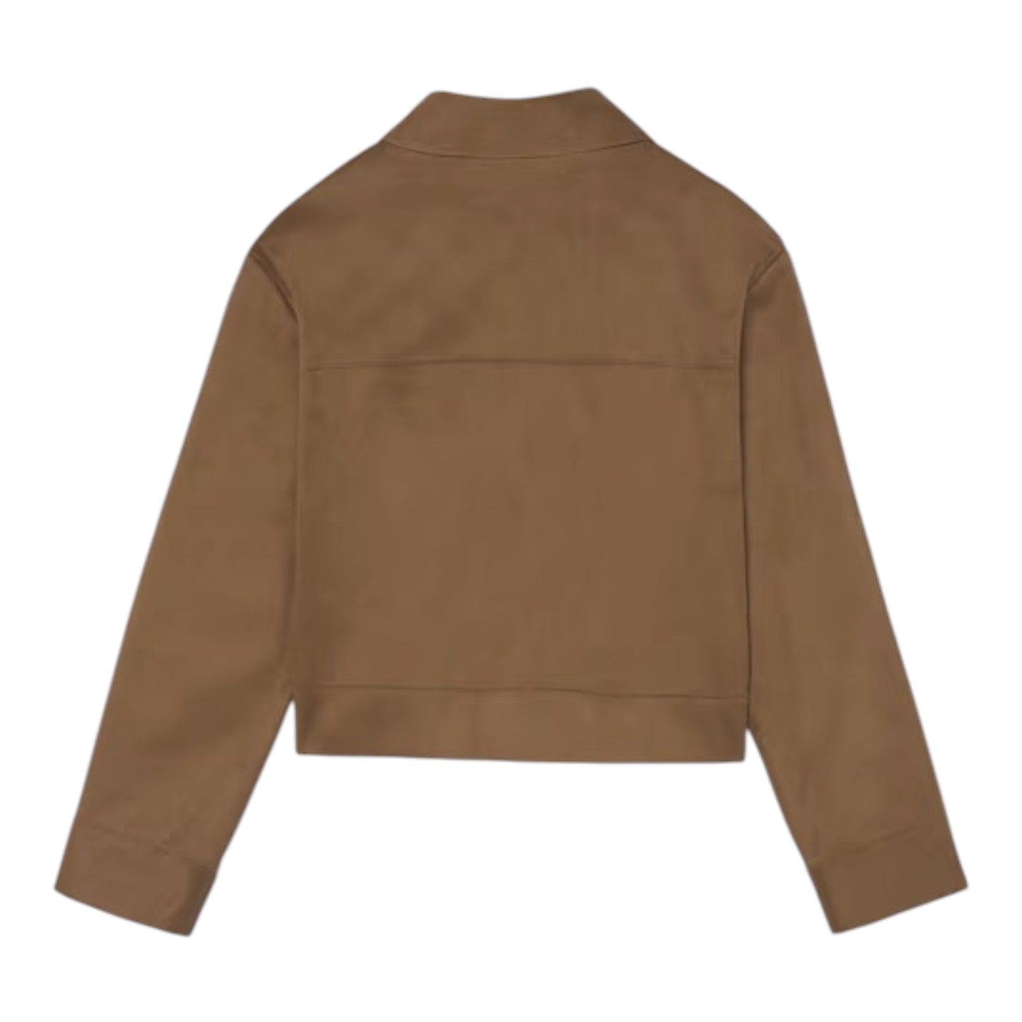Mayoral - Tan faux suede crop jacket