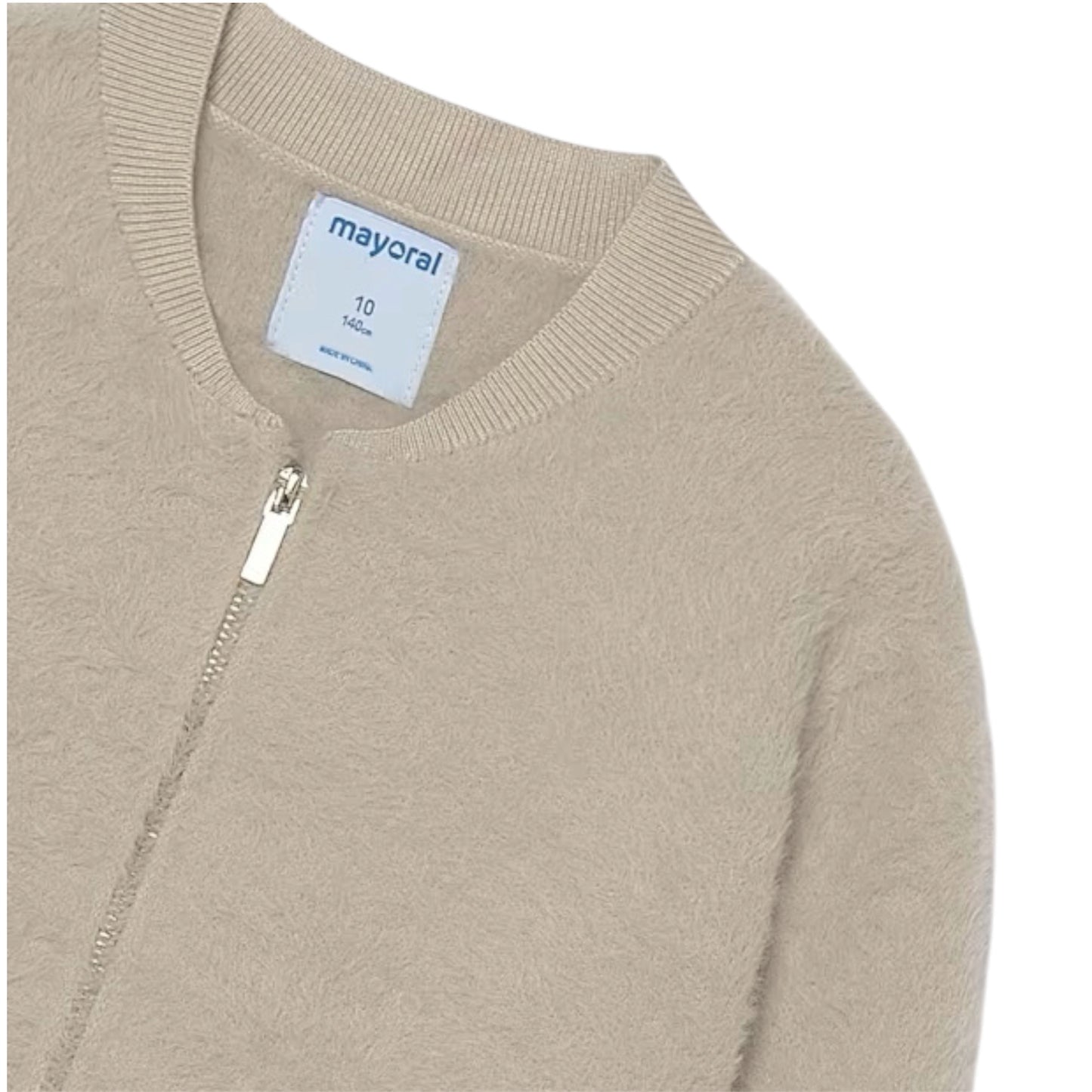 Mayoral - Zip front soft cardigan