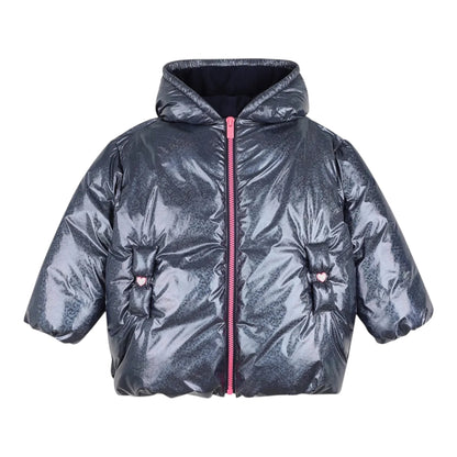 Billieblush - Navy padded hooded coat