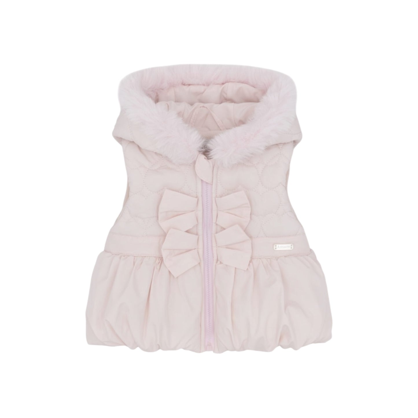 Amore - Light pink padded gilet