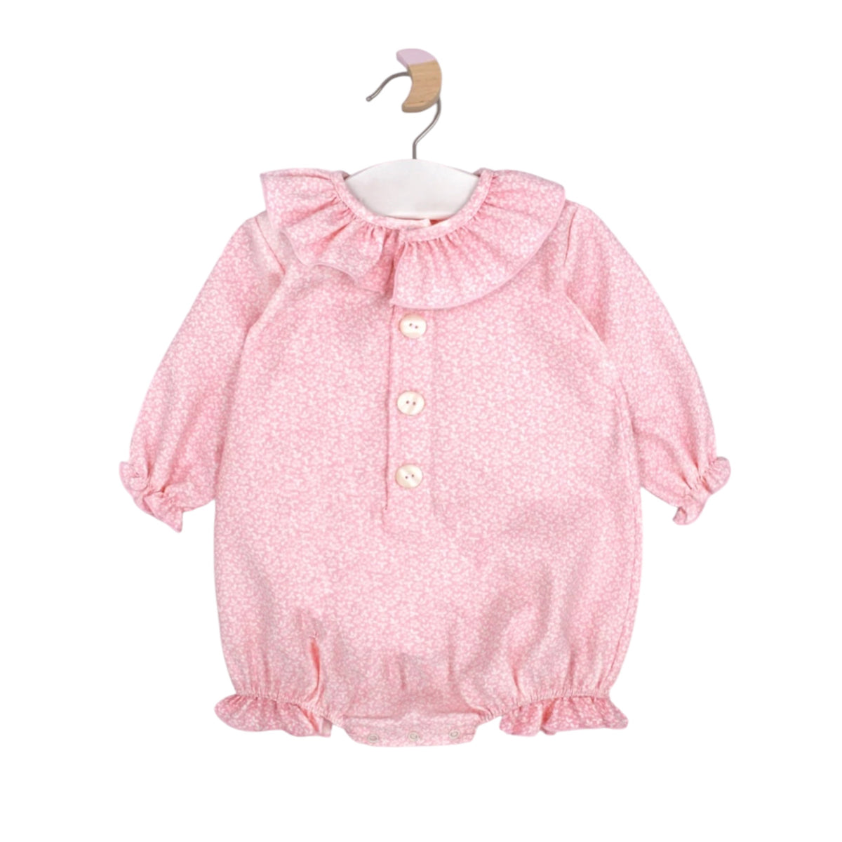 Rapife - Romper, pink ditsy