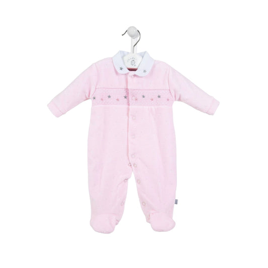 Dandelion - Velour Romper, Pink