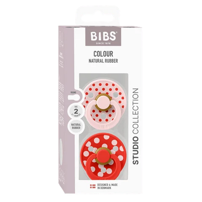 Bibs - Blossom / candy apple mix 2pk dummies