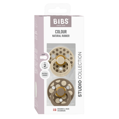 Bibs - Vanilla / dark oak mix 2pk dummies