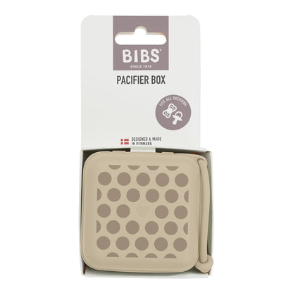 Bibs - Pacifier box, Vanilla polka