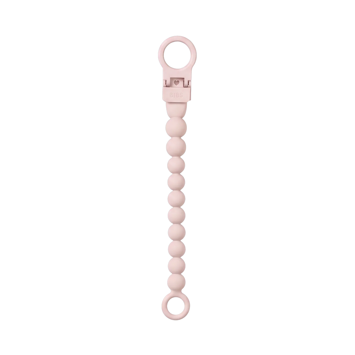 Bibs - Dummy clip, Soft pink
