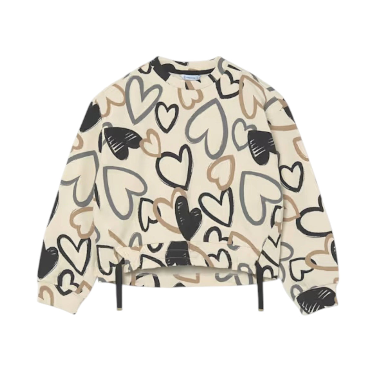 Mayoral - Heart Print Sweater