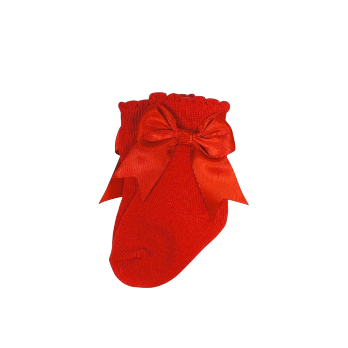 Betty Mckenzie  - Red short socks with side bow