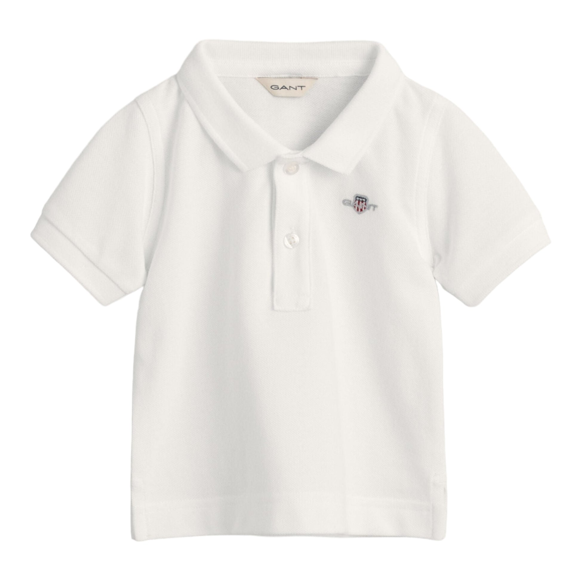 Gant, T-shirts, Gant - White polo T-shirt, baby