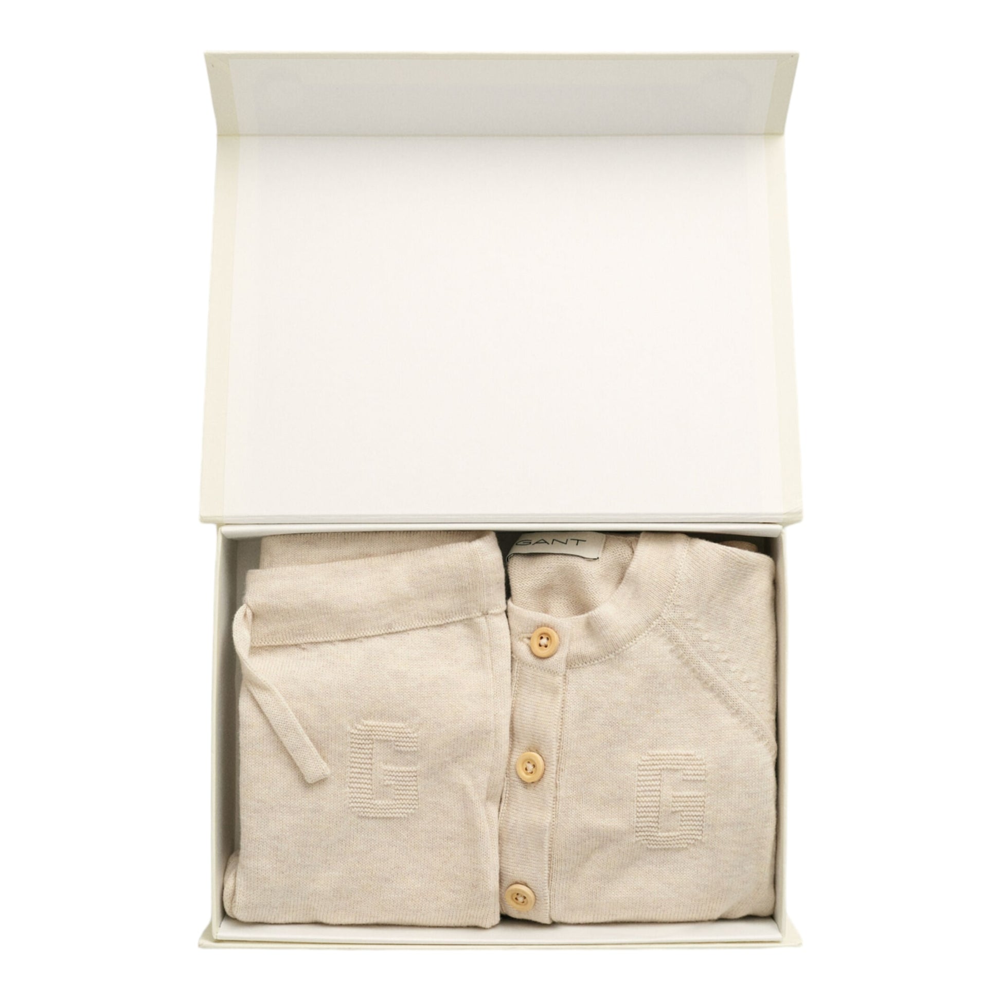 Gant, 2 piece set, Gant - 2 piece set, beige marl,  baby