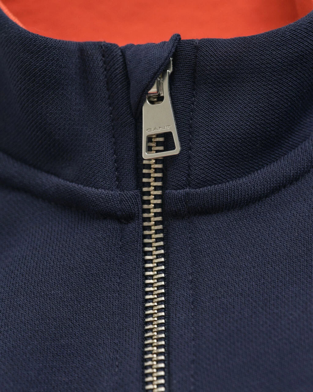 Gant -  Navy and orange half  zip top, 2-8yrs