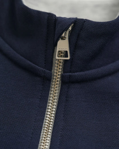 Gant -  Navy and grey half  zip top, 2-14yrs