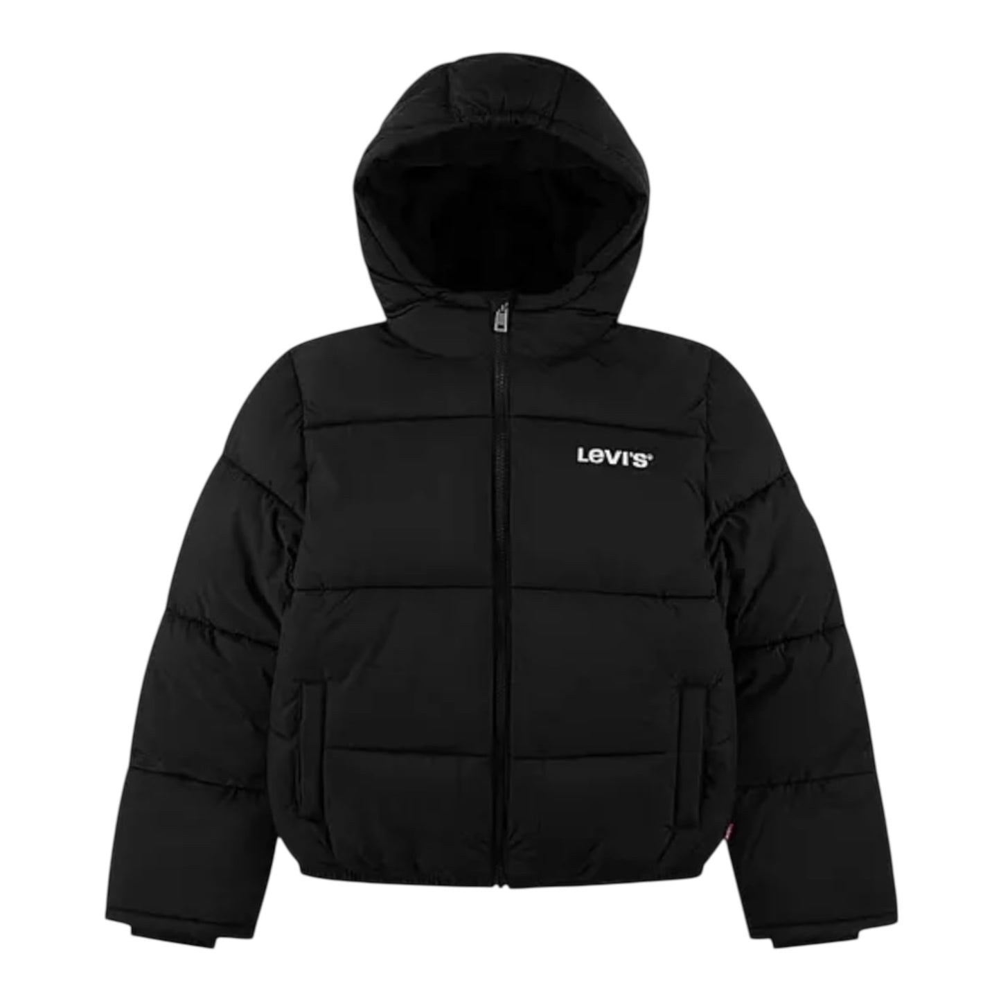 Levi's - Black padded jacket with hood. (4-16yrs)