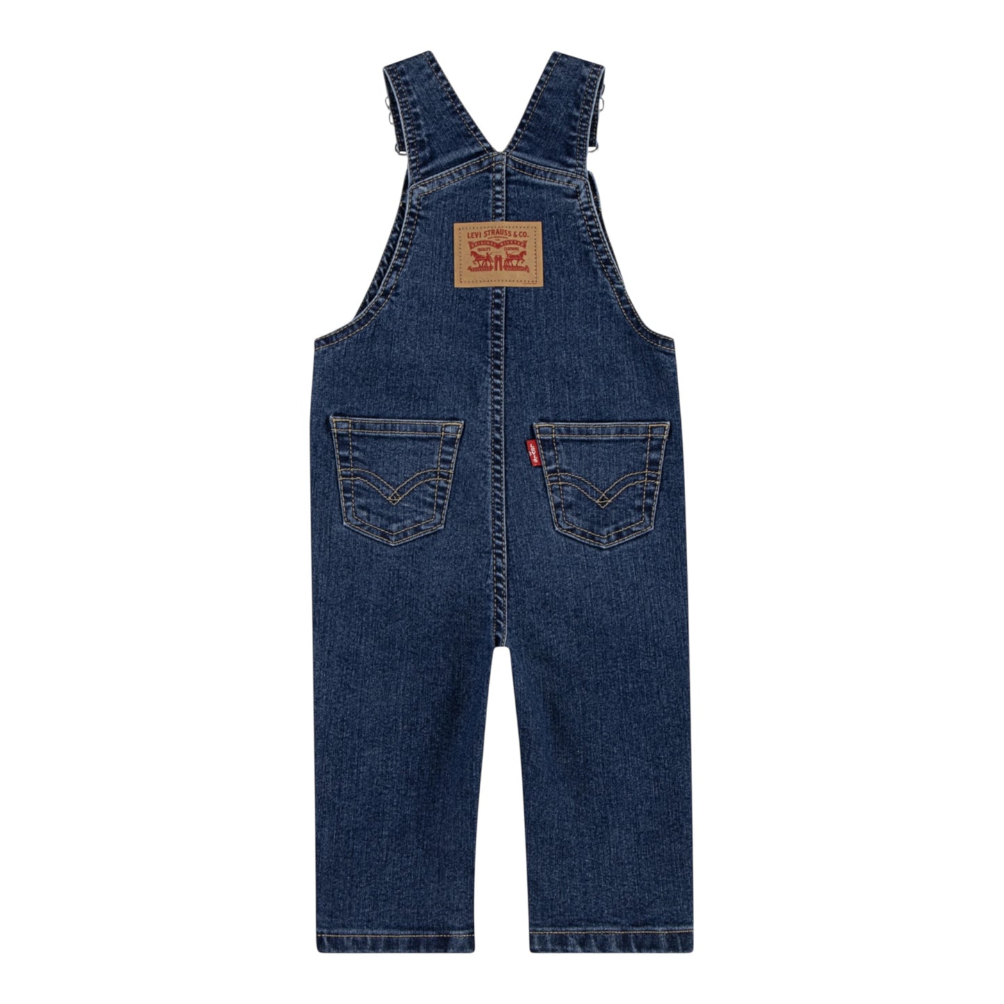 Levi’s - Blue denim dungarees  (12m -36m)