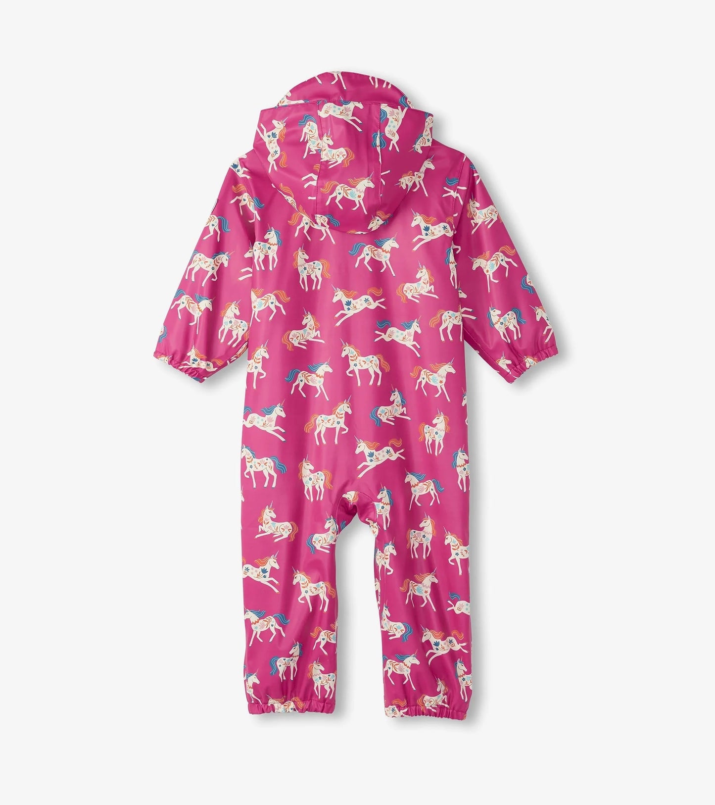 Hatley, Rain suit all in one, Hatley - Folky unicorn all in one rain suit