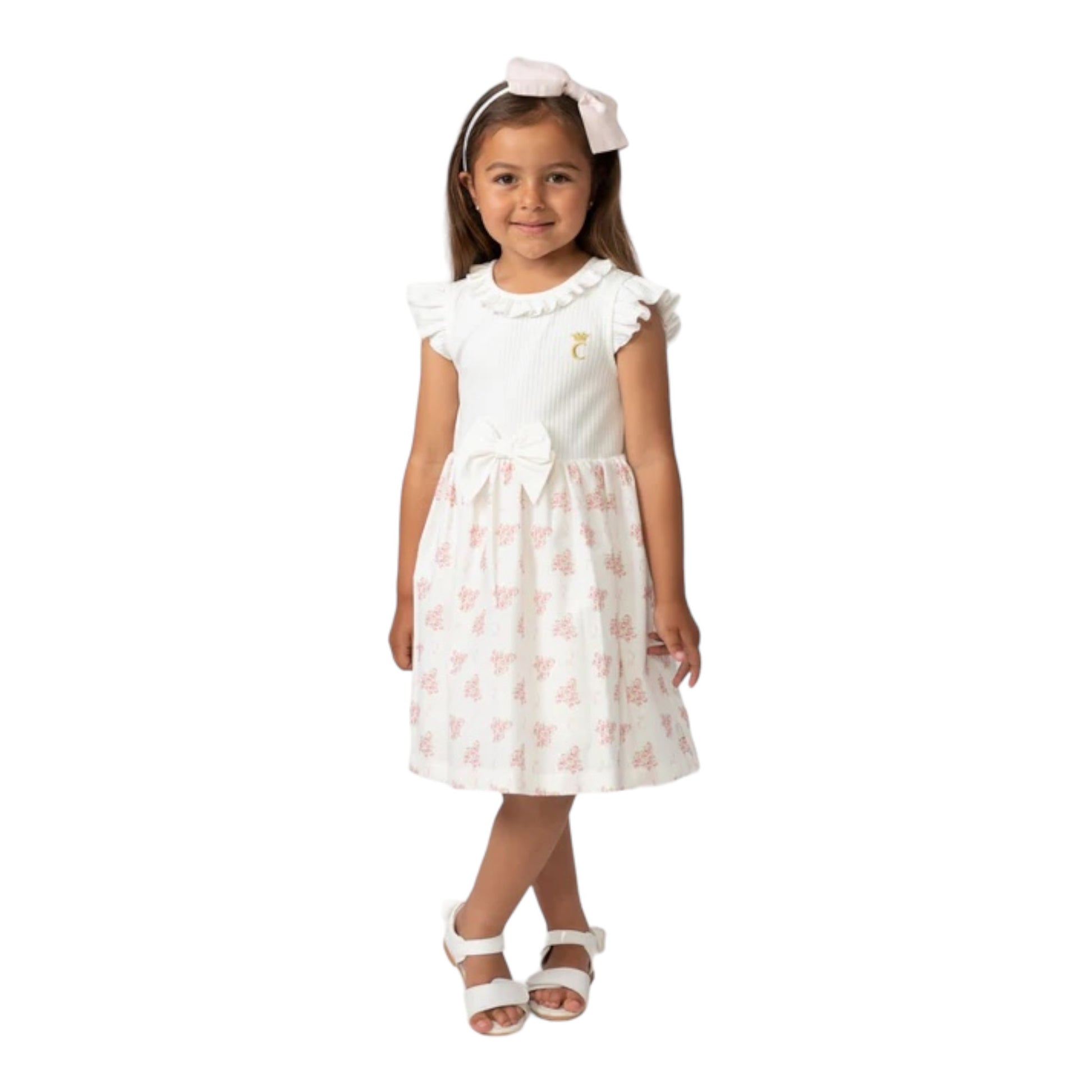 Caramelo Kids, Dress, Caramelo Kids - Dress and headband, floral,