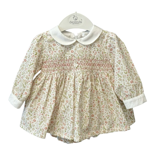 Deolinda - Floral smocked dress