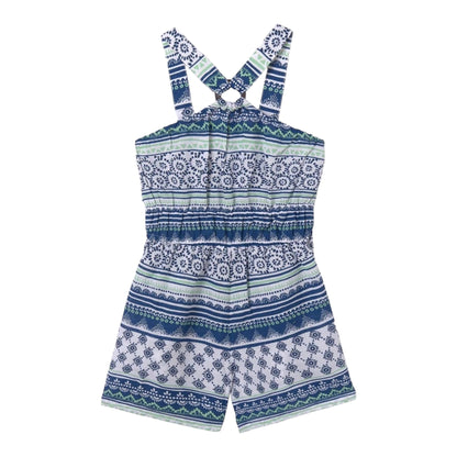 Mayoral, Playsuits, Mayoral - Blue patterned playsuit