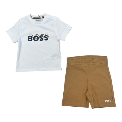 Boss, 2 piece outfits, Boss - T-shirt and short set, 12m - 3yrs