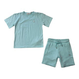 Calvin Klein, 2piece outfits, Calvin Klein - Aqua 2 piece shorts and T-shirt set