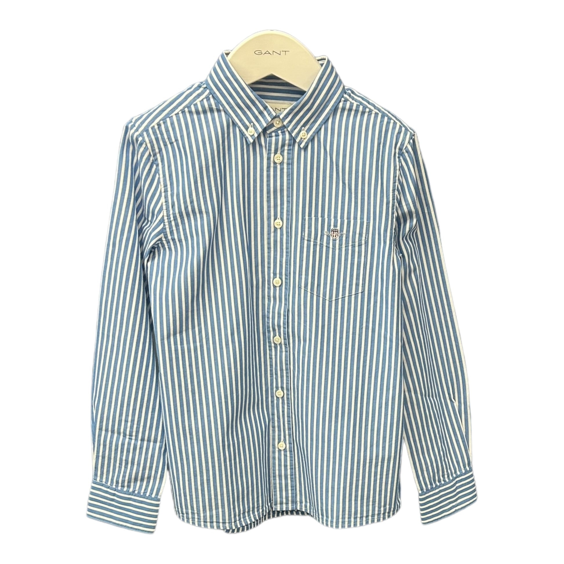 Gant, Shirts, Gant - Shirt, blue/white, youth