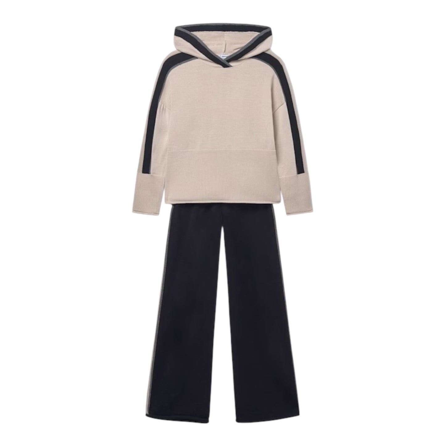 Mayoral - Lounge set, beige / black