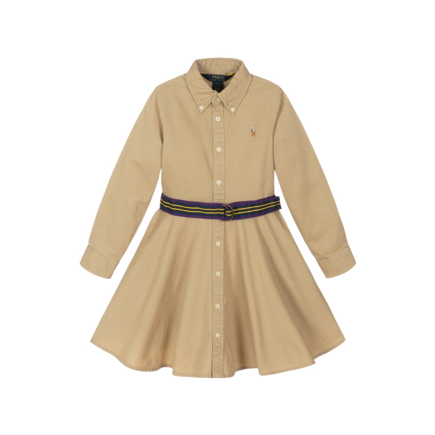Ralph Lauren - Beige chino dress with belt