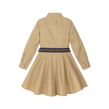 Ralph Lauren - Beige chino dress with belt