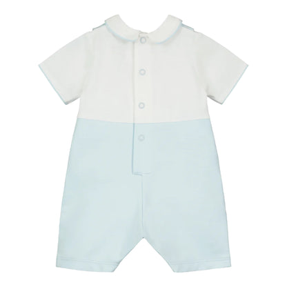 Emile et Rose, rompers, Emile et Rose - Baby Boys all in one, mock dungaree, Fabio