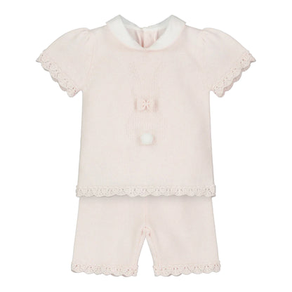 Emile et Rose, 2 piece outfits, Emile et Rose - Light pink 2 piece knit set, Felicity