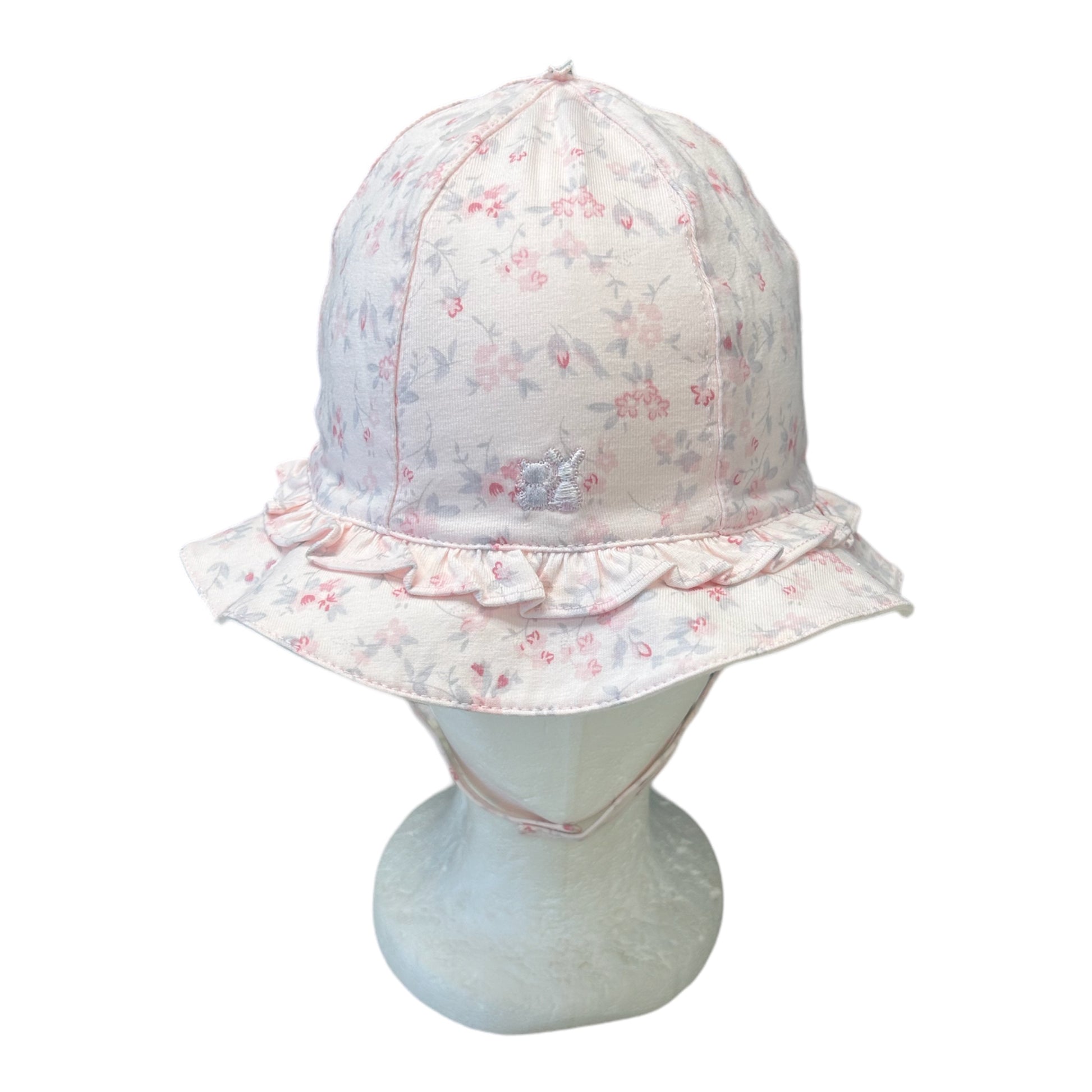 Emile et Rose, Hats, Emile et Rose - Pink floral summer hat, Fari