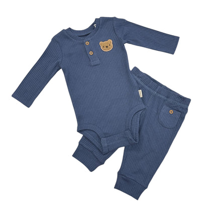 Huggies - Organic cotton 2 piece set, blue