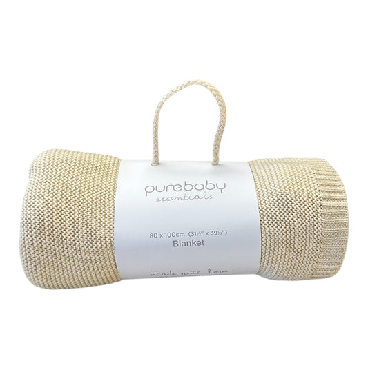 purebaby - Blanket, wheat