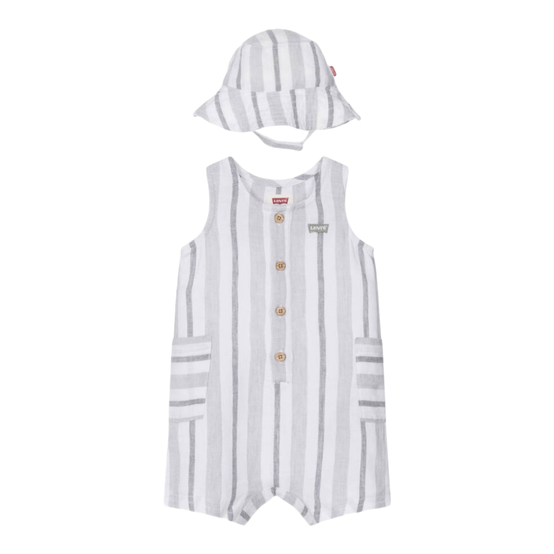 Levi's, Dungarees, Levi's - Dungarees, Stripe with hat 6EK230-W1T