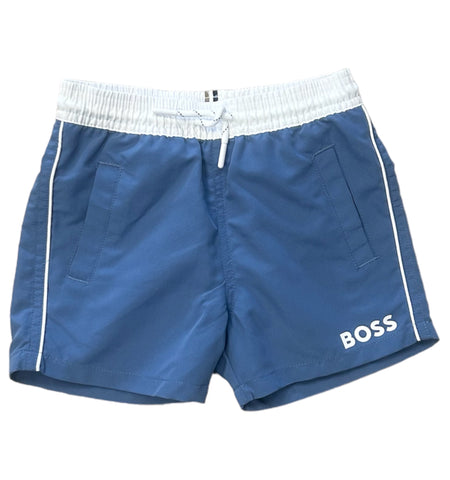 Boss, Shorts, Boss - Airforce Blue swim shorts, J50665