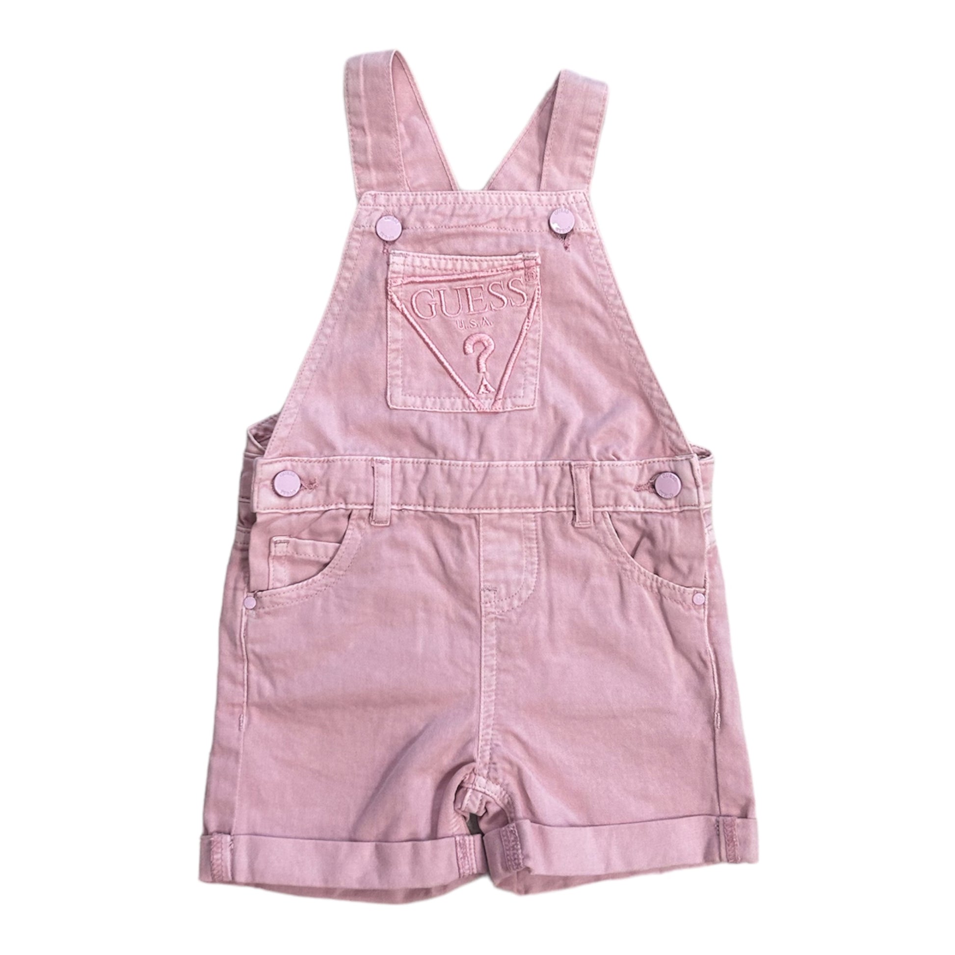 Guess, Dungarees, Guess - Pink dungarees, short legs