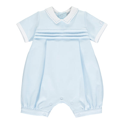 Emile et Rose, Romper, Emile et Rose - Baby boy pale blue romper 7301 Waldo