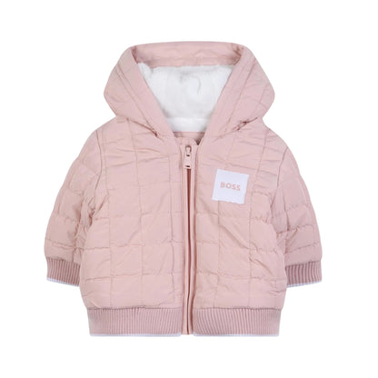 Boss - Salmon puffer jacket