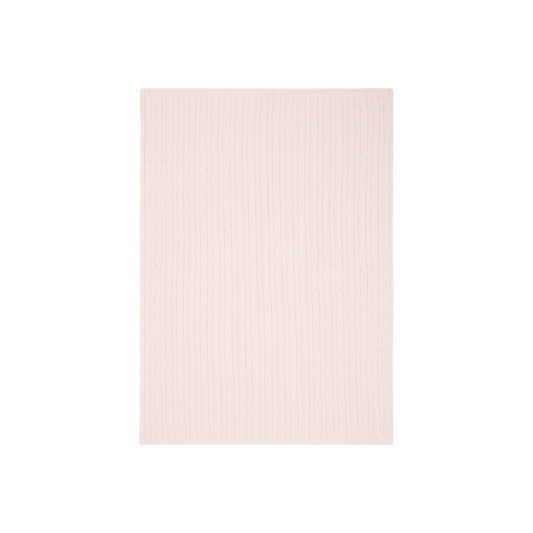 Ralph Lauren - Cable knit blanket in light pink
