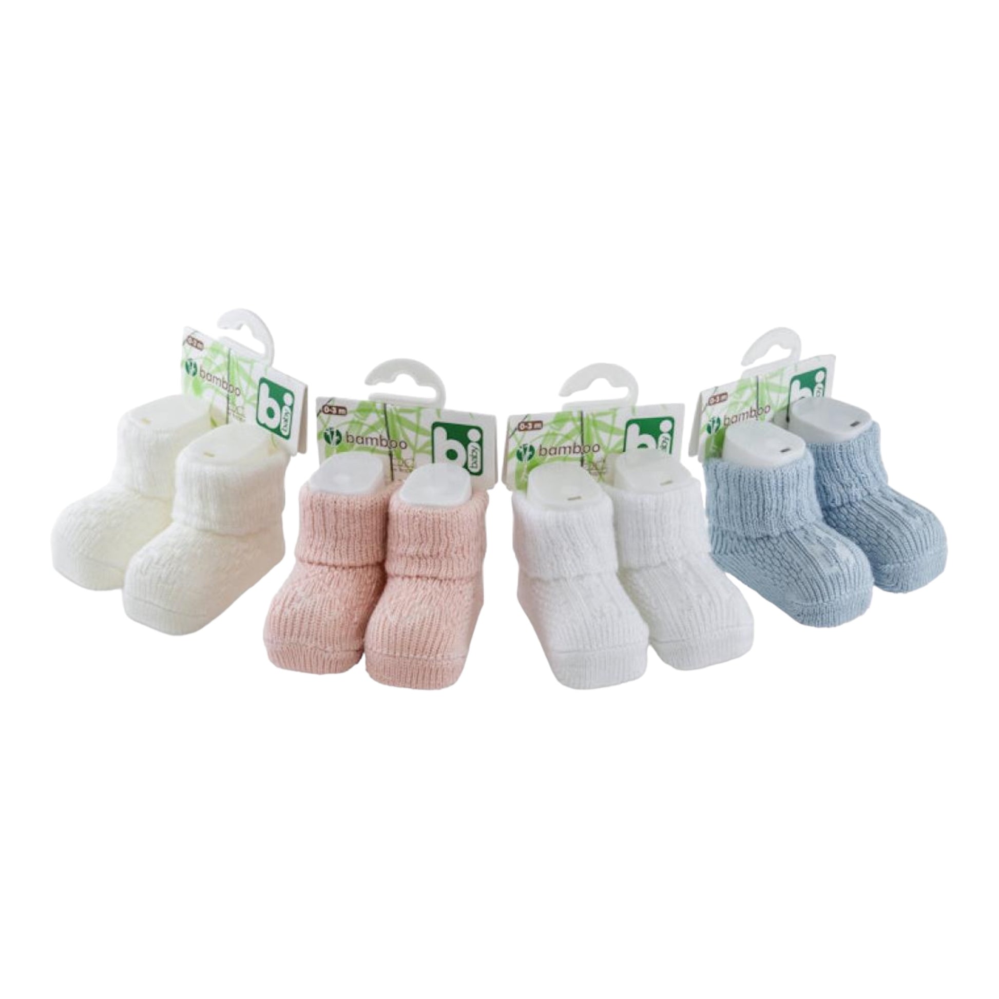 Betty Mckenzie, Booties, bibaby - Cotton booties, 0-3 months