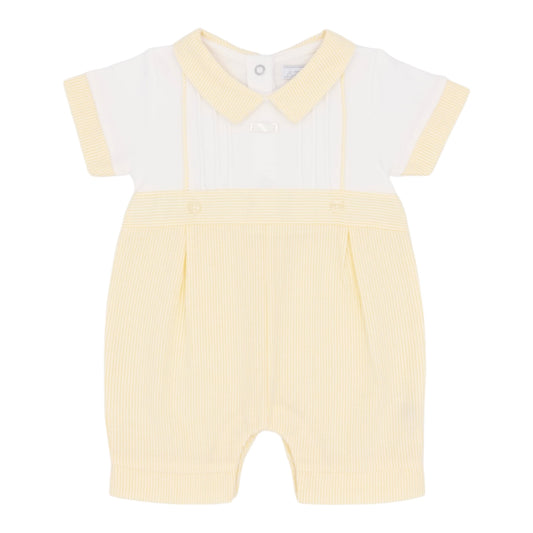 Amore - Romper, Lemon and white