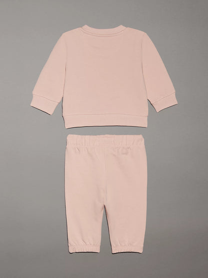 Calvin Klein, Jogging Suits, Calvin Klein - Blush monogram, 2 piece jogger set