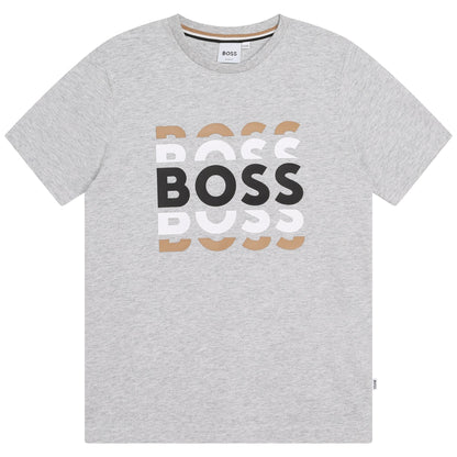 Boss, t-shirt, Boss - T-Shirt, Grey, Last one 16yrs